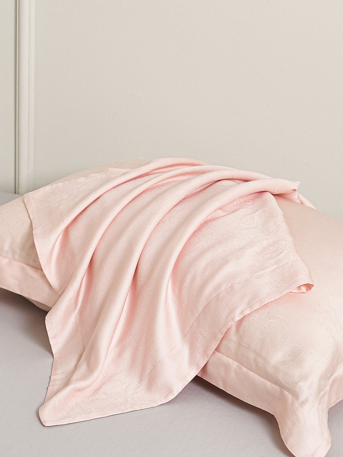 Twilight Pink TENCEL™ Jacquard Pillow Sham x2P