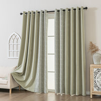 Verdure Leaf Jacquard Curtain