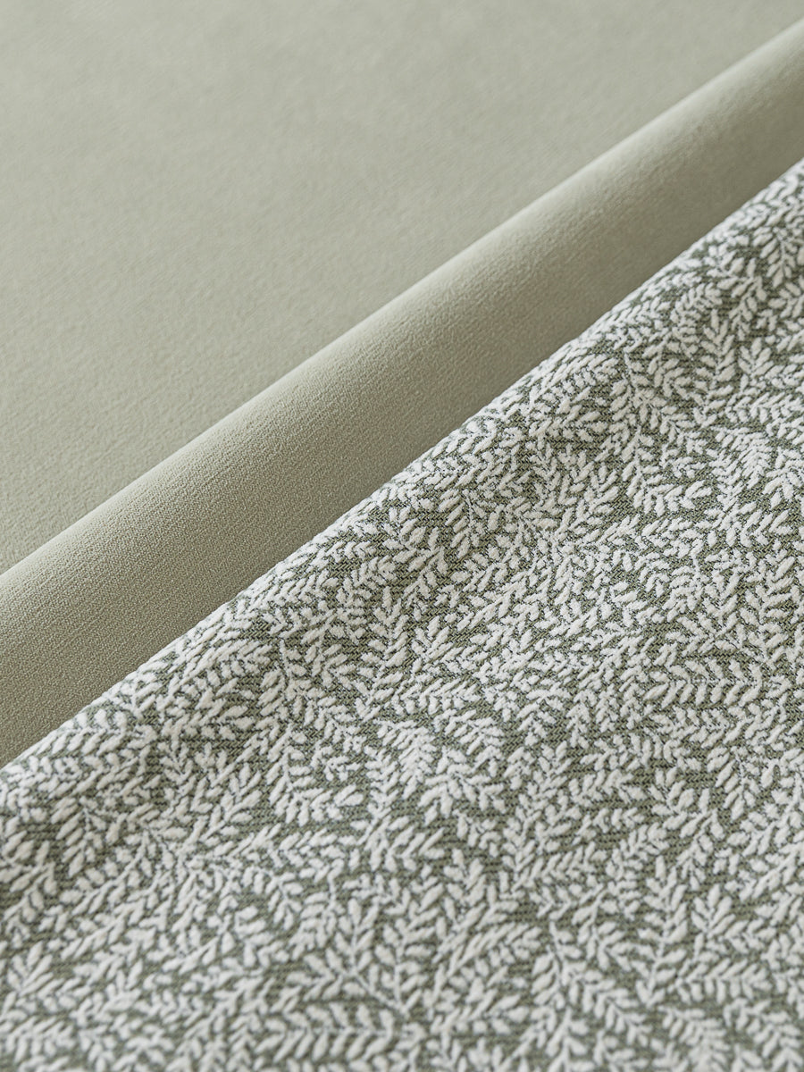 Verdure Leaf Jacquard Curtain