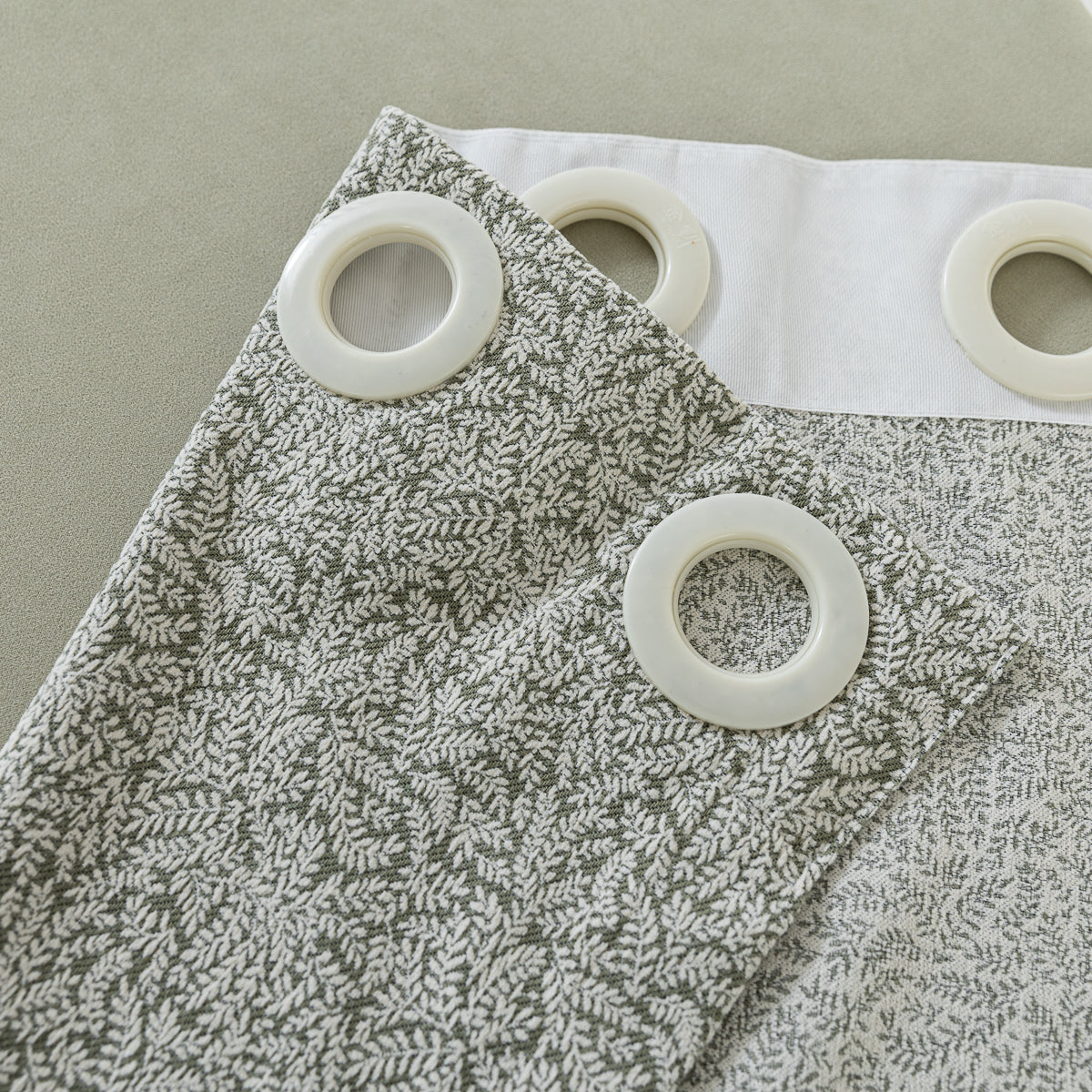 Verdure Leaf Jacquard Curtain