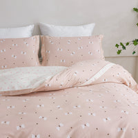 Vivian Cotton Bedskirt Duvet Cover Set
