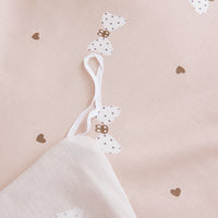 Vivian Cotton Bedskirt Duvet Cover Set