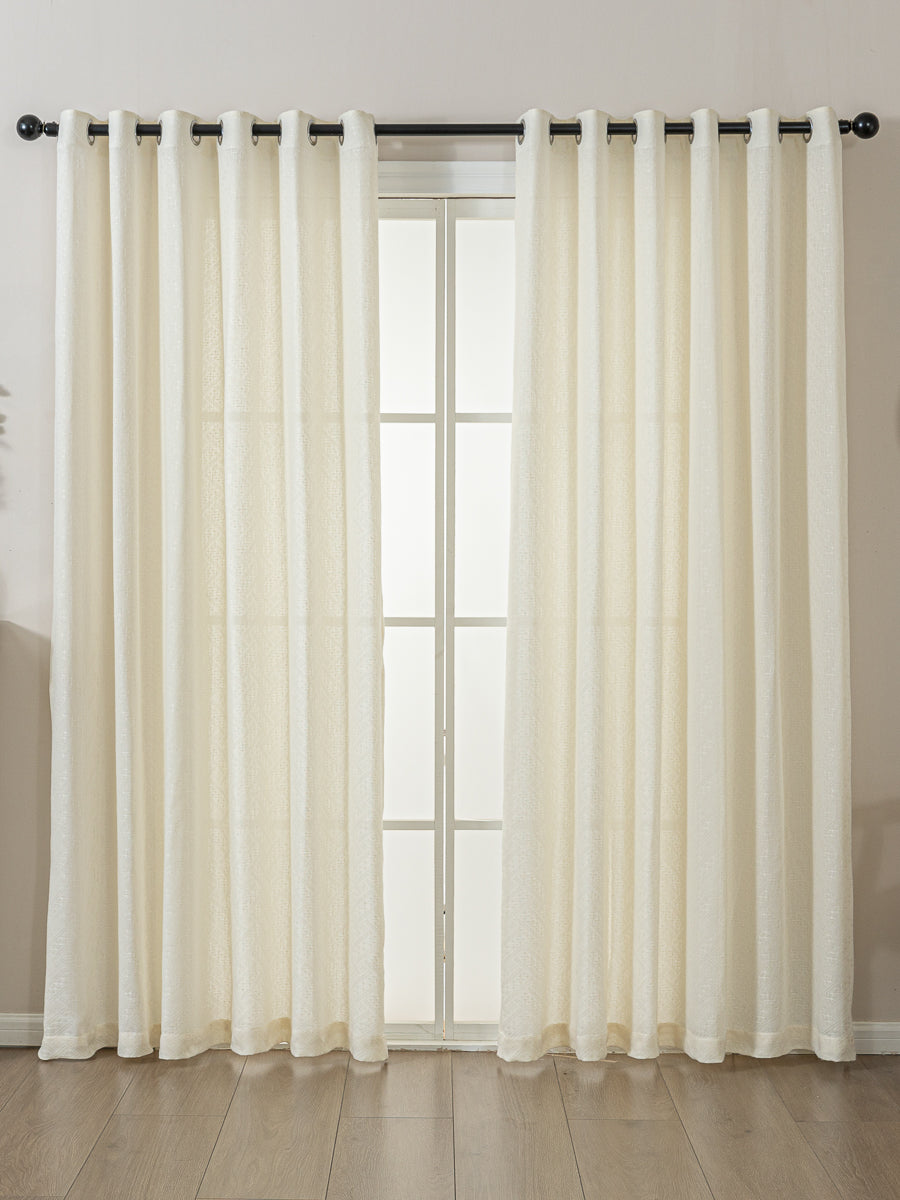 Warp-Weft Sheer Curtain