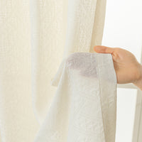 Warp-Weft Sheer Curtain