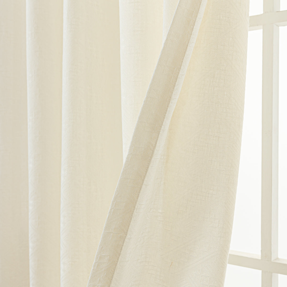 Warp-Weft Sheer Curtain