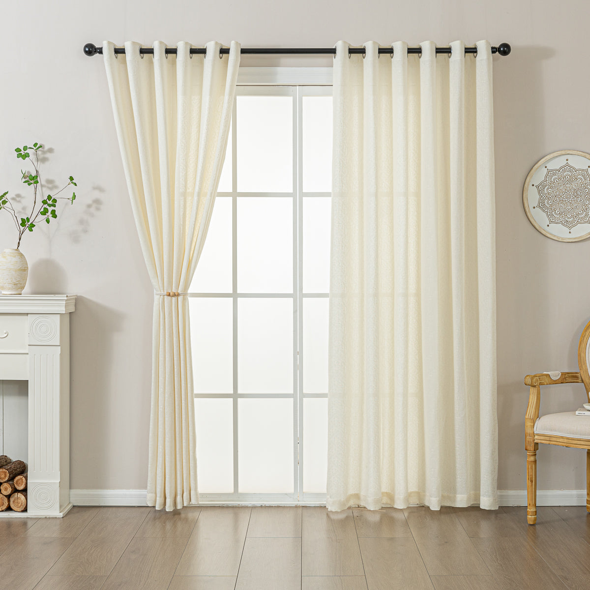 Warp-Weft Sheer Curtain