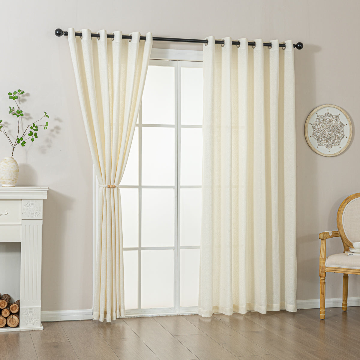 Warp-Weft Sheer Curtain