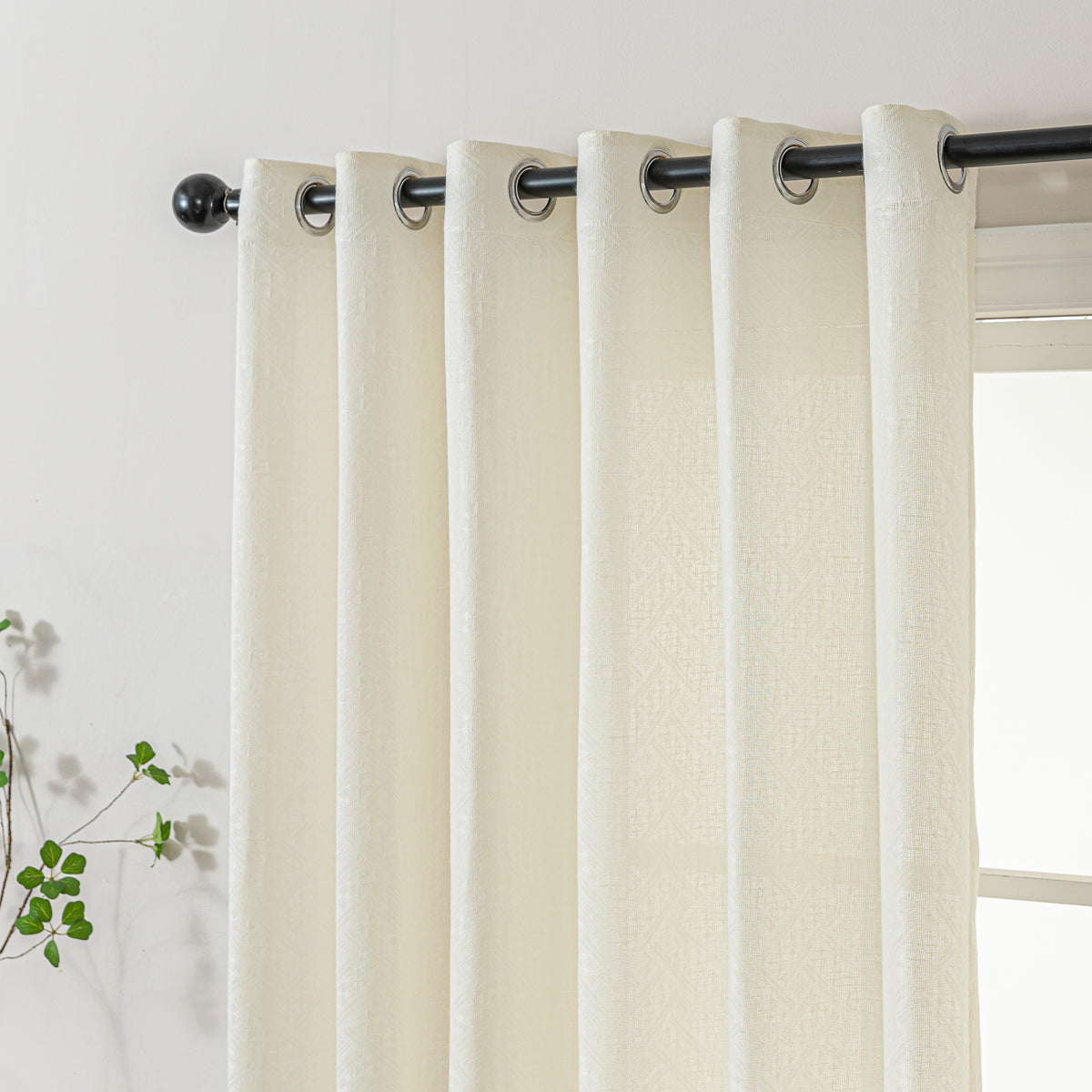 Warp-Weft Sheer Curtain
