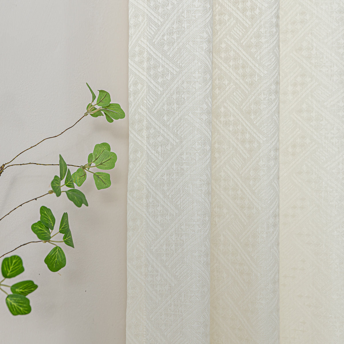 Warp-Weft Sheer Curtain