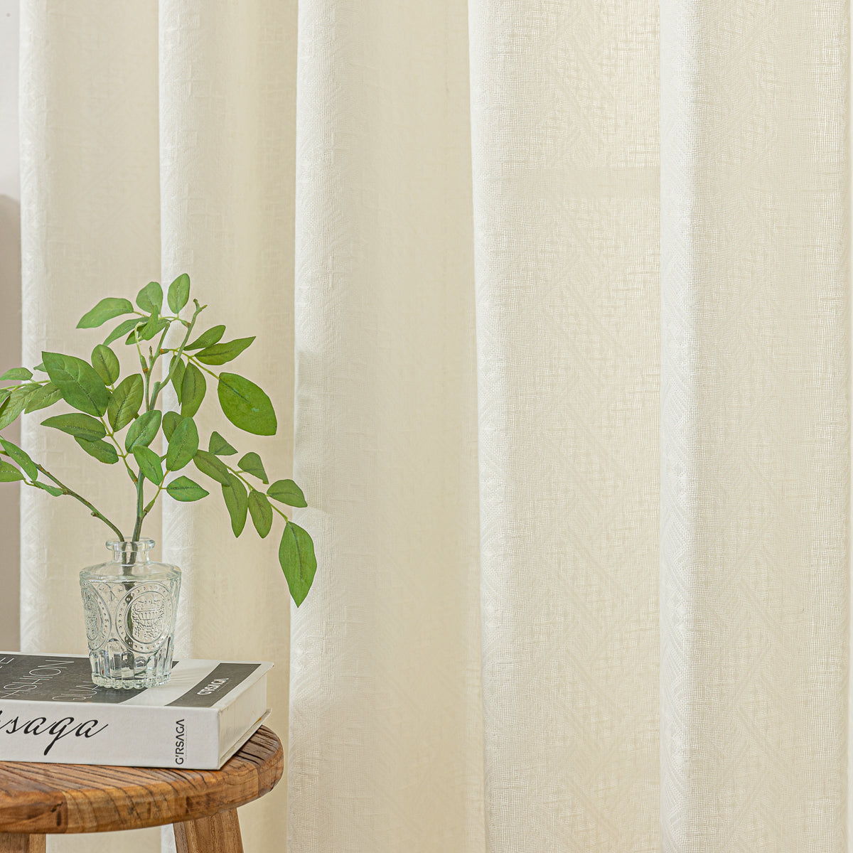 Warp-Weft Sheer Curtain