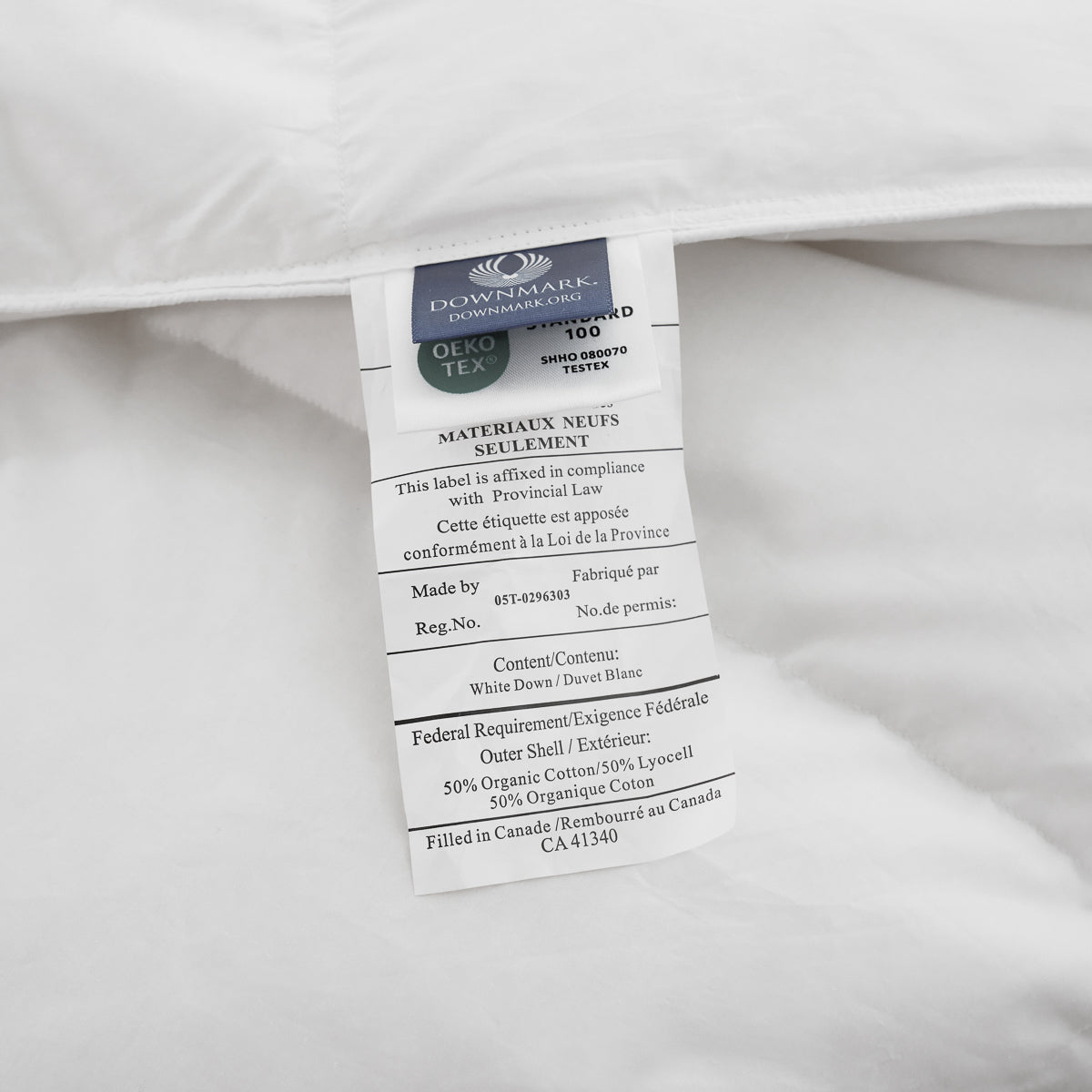 White Duck Down All Season Duvet Insert
