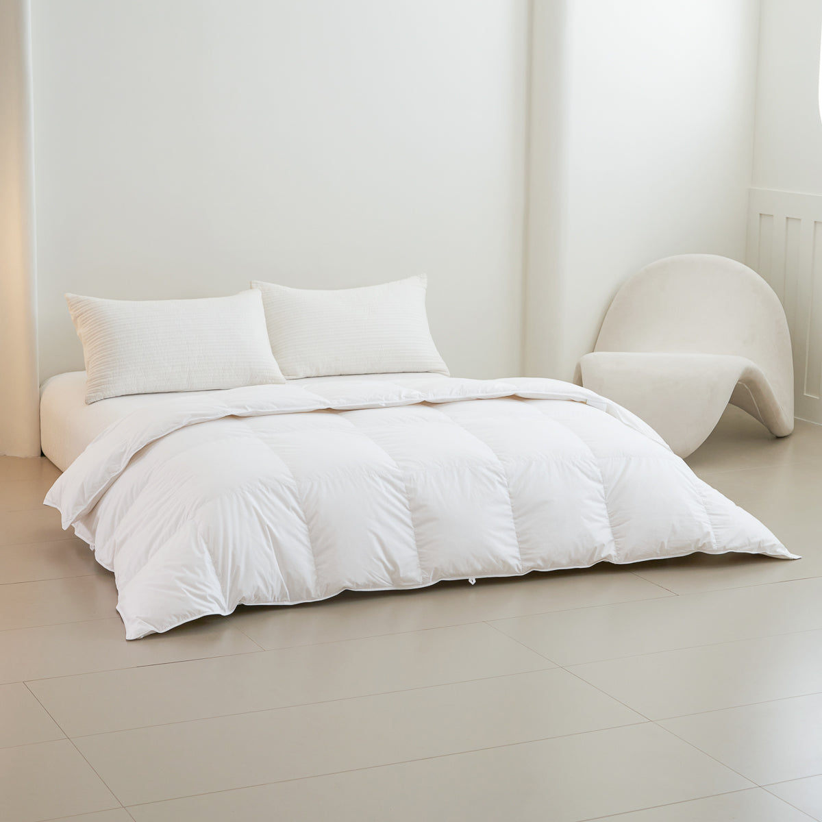 White Duck Down All Season Duvet Insert