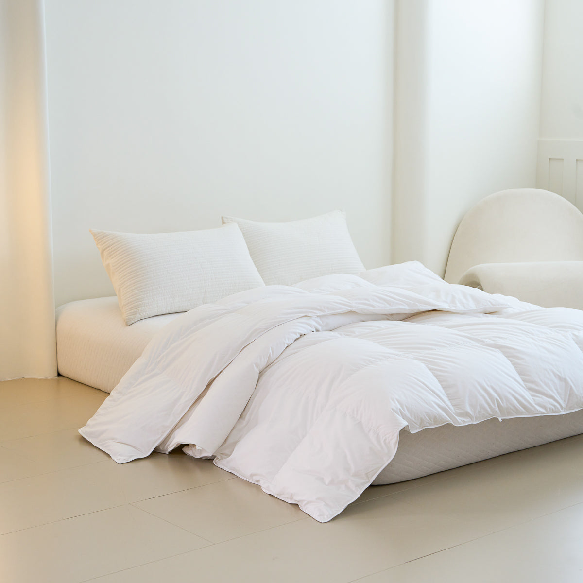 White Duck Down All Season Duvet Insert