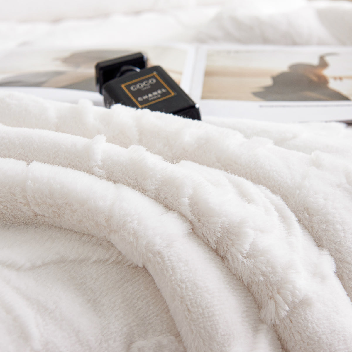 Whitney Luxe Faux Fur Winter Blanket