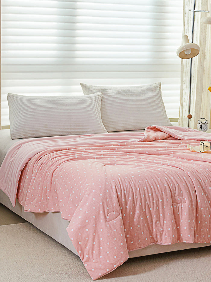 Lithe Polka Dot Cotton Light Comforter