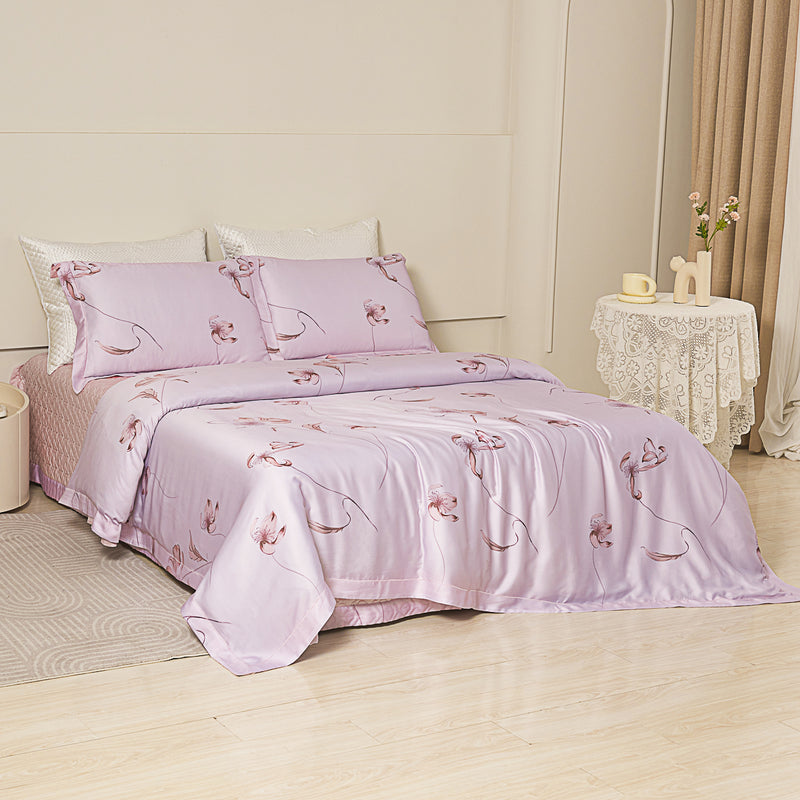 Rosy TENCEL™ Bedspread Set