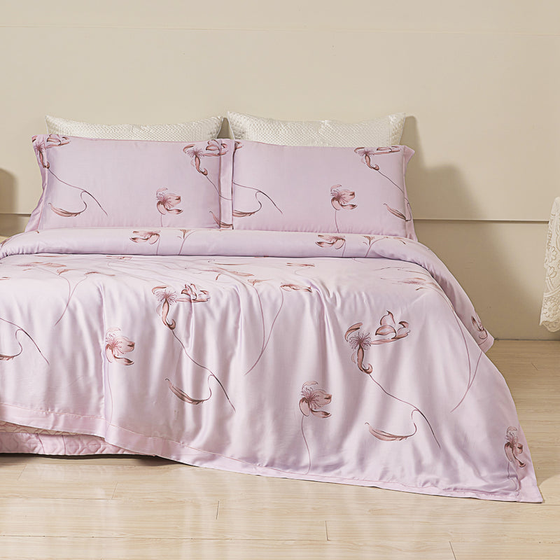 Rosy TENCEL™ Bedspread Set