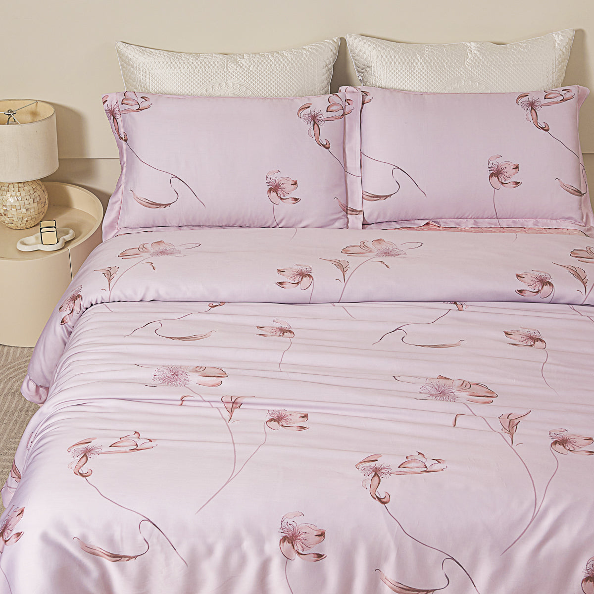 Rosy TENCEL™ Bedspread Set