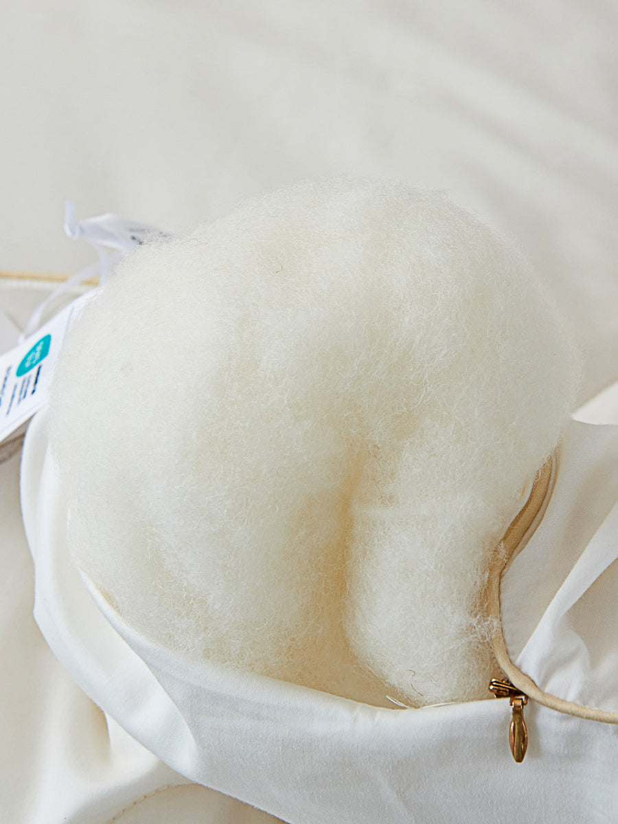 【网一特惠套组】绵羊绒四季被 + 凯-黛玉粉 全棉枕套