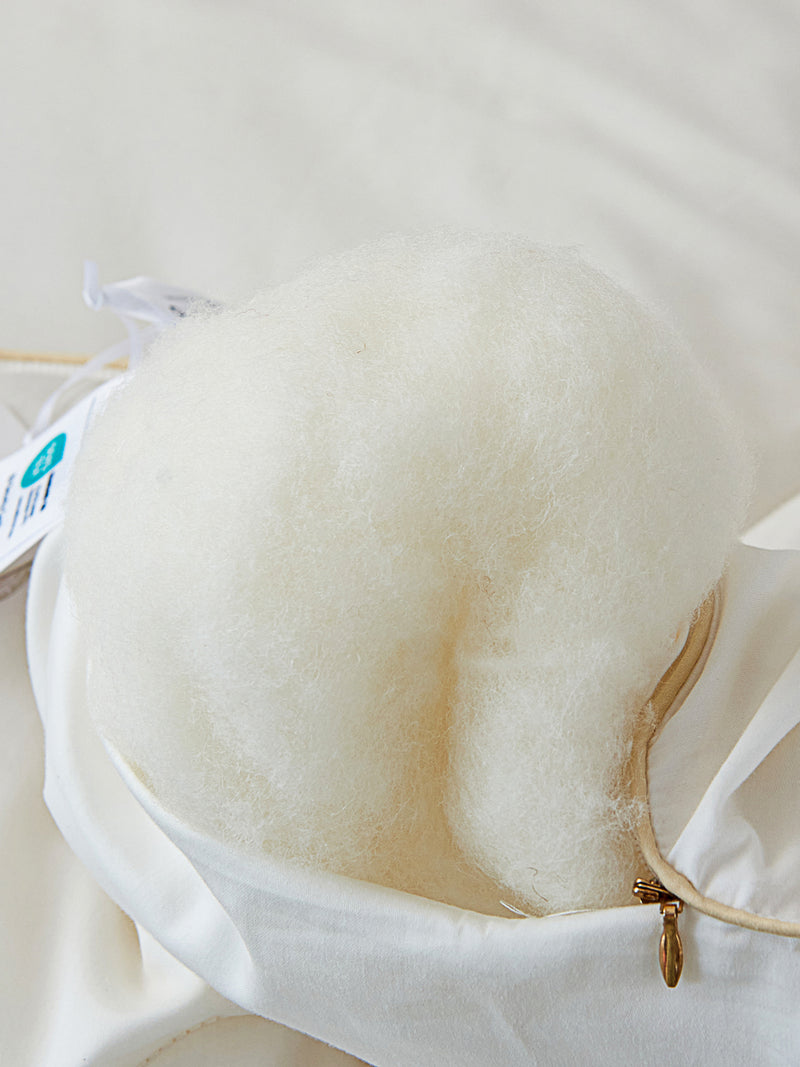 【网一特惠套组】绵羊绒四季被 + 凯-黛玉粉 全棉枕套