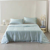 Floating Blue Tencel™ Jacquard Light Comforter