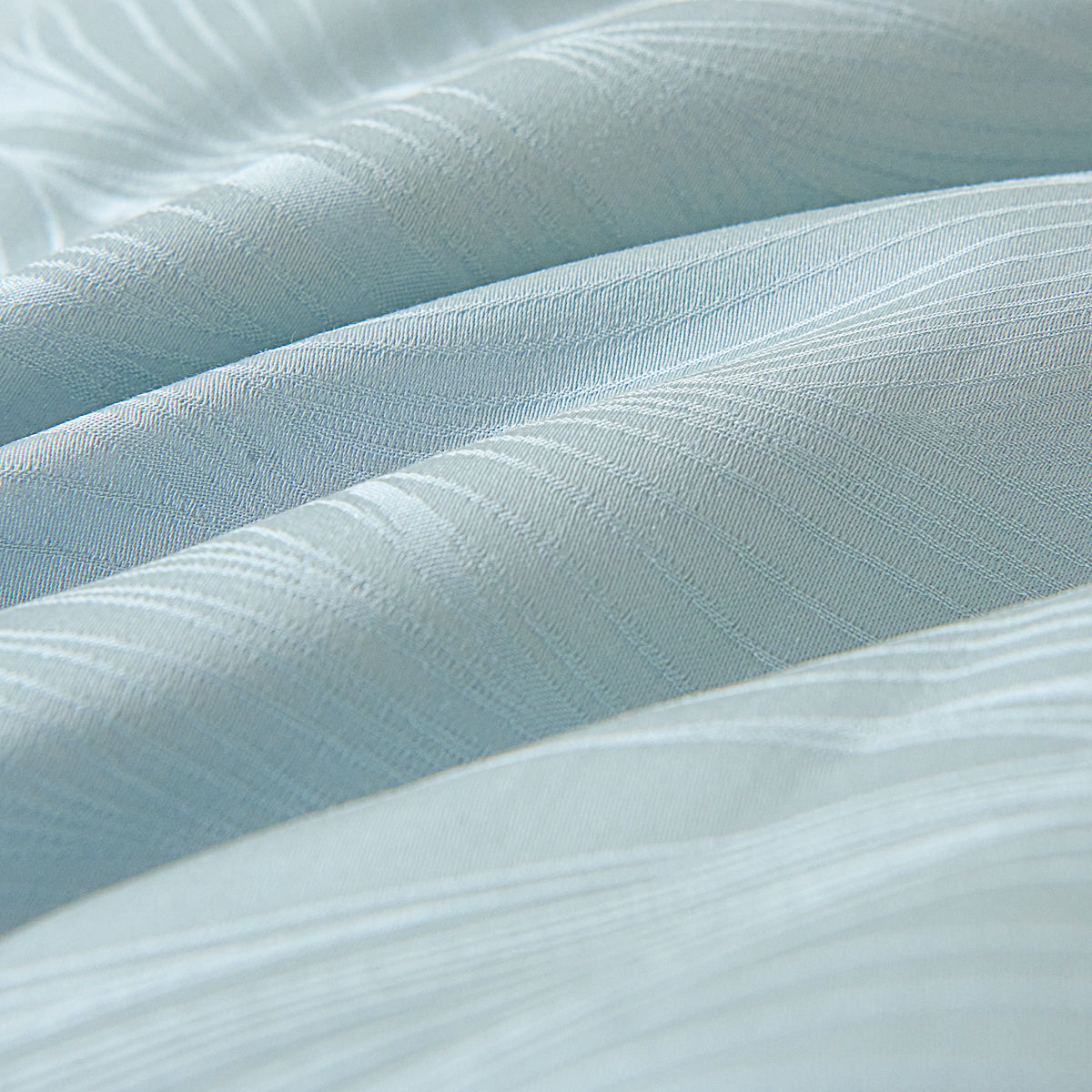 Floating Blue Tencel™ Jacquard Light Comforter
