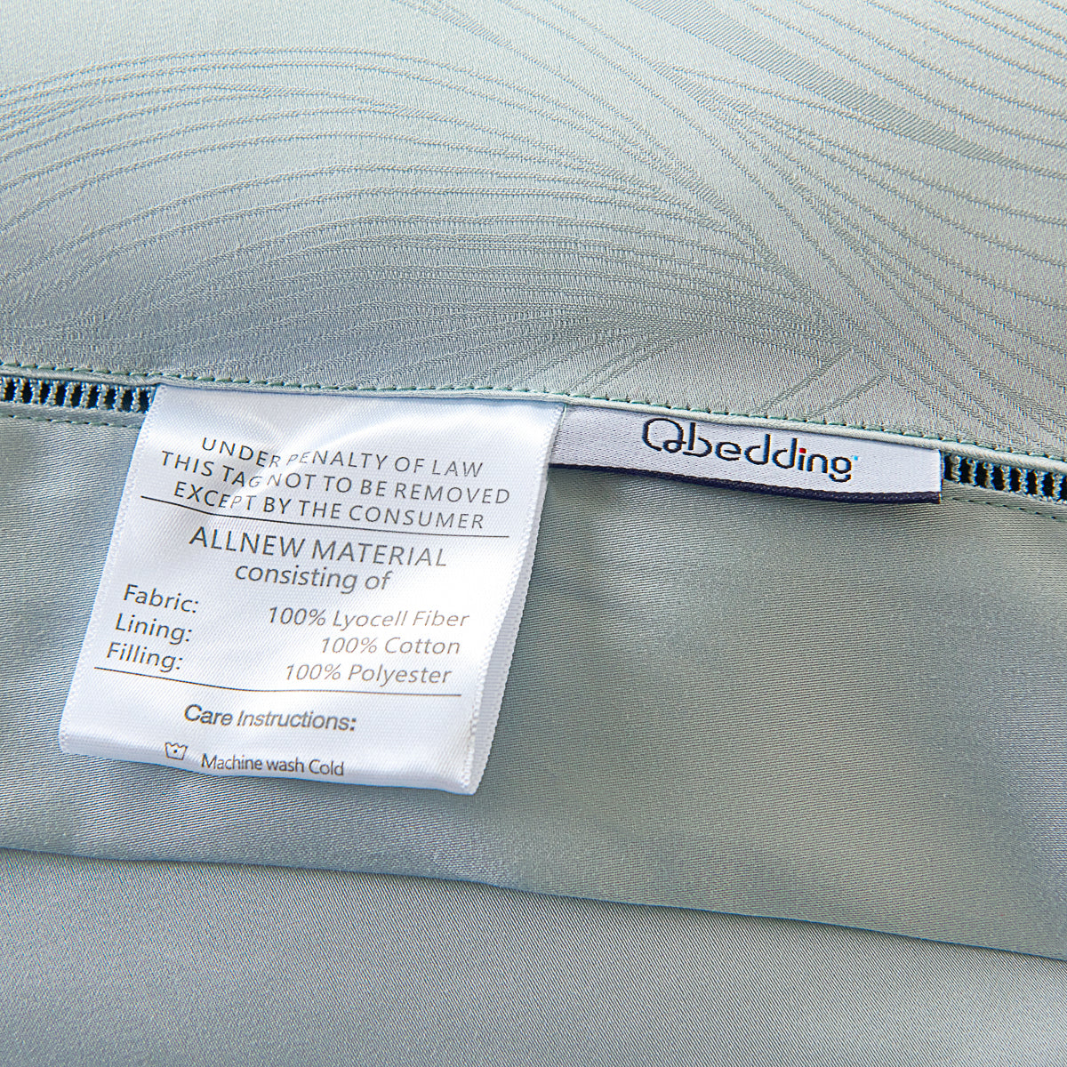 Floating Blue Tencel™ Jacquard Light Comforter