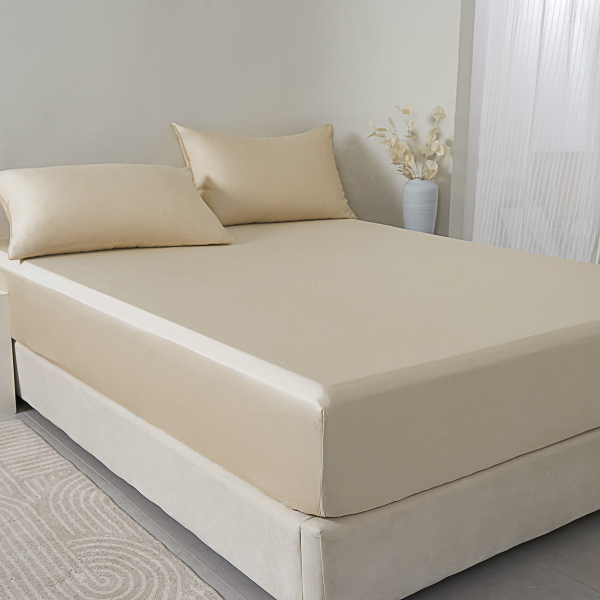 Phantom Gold Tencel™ Fitted Sheet