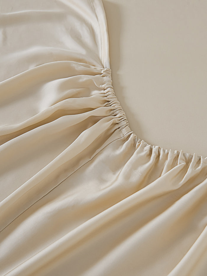 Phantom Gold Tencel™ Fitted Sheet
