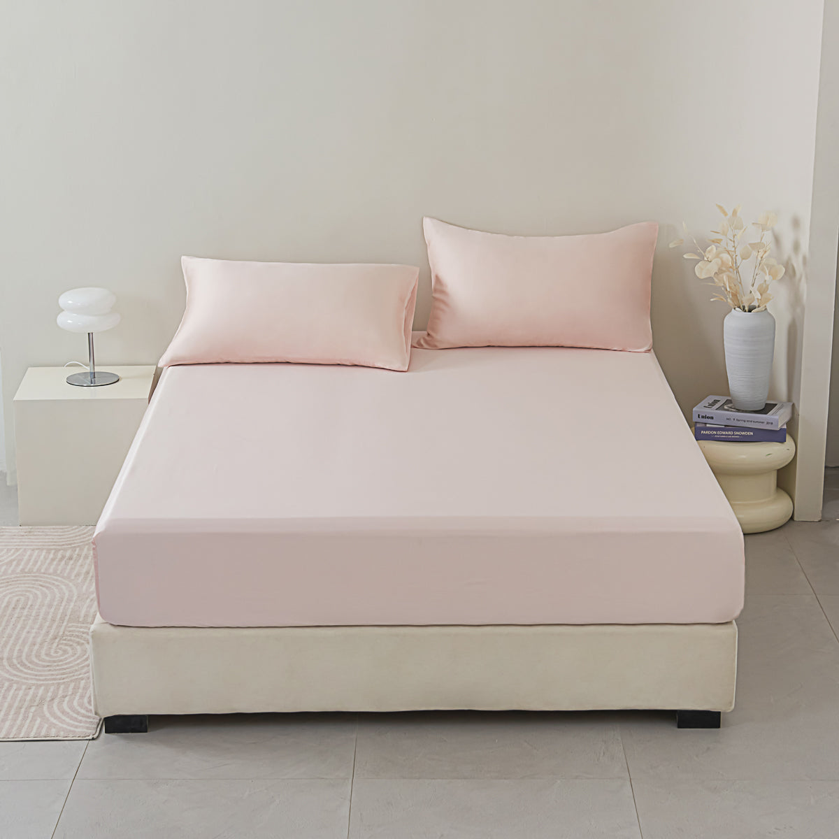 Dreamy Pink Tencel™ Fitted Sheet