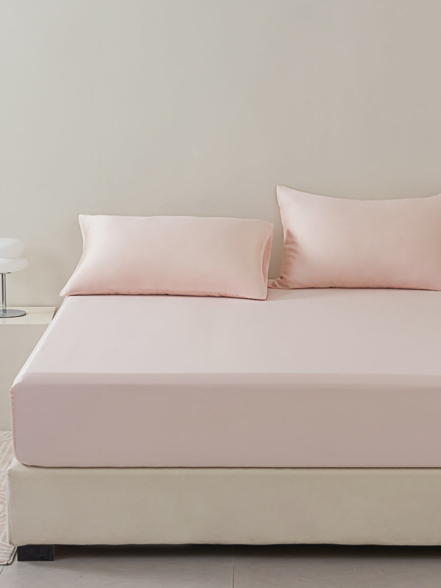 Dreamy Pink Tencel™ Fitted Sheet