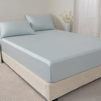 Floating Blue Tencel™ Fitted Sheet