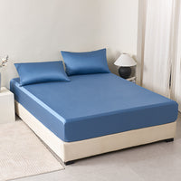 Cloisonne Blue Tencel™ Fitted Sheet Set