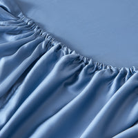 Cloisonne Blue Tencel™ Fitted Sheet Set
