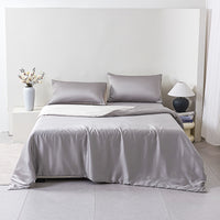 Cloudy Gray Tencel™ Fitted Sheet Set