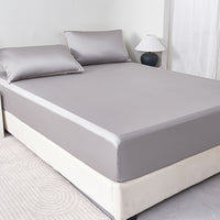 Cloudy Gray Tencel™ Fitted Sheet Set