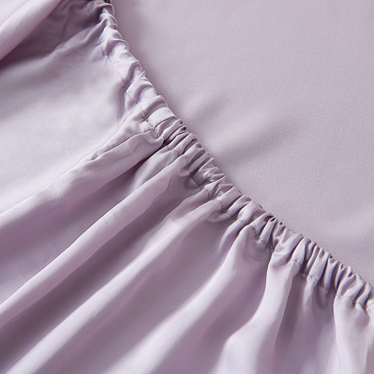 Starry Purple Solid Color Tencel™ Fitted Sheet