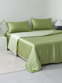 Glaze Green Tencel™ Fitted Sheet Set