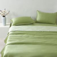 Glaze Green Tencel™ Fitted Sheet Set