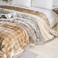 Zane Pattern Raschel Velvet Winter Blanket
