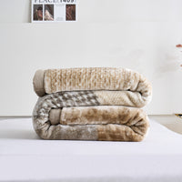Zane Pattern Raschel Velvet Winter Blanket