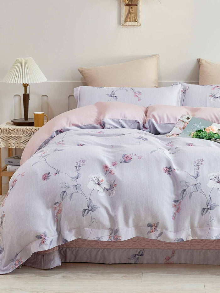 Zaria Floral TENCEL™ Lyocell Bedspread Set