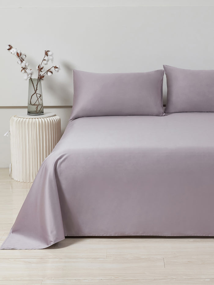 Zen Gray Premium Cotton Flat Sheet