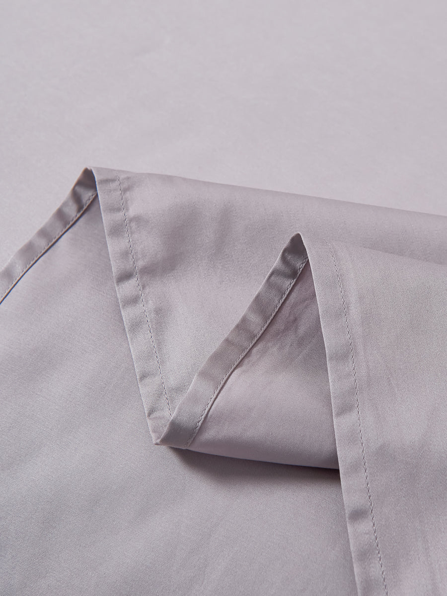 Zen Gray Premium Cotton Flat Sheet