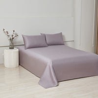 Zen Gray Premium Cotton Flat Sheet