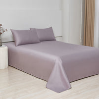 Zen Gray Premium Cotton Flat Sheet
