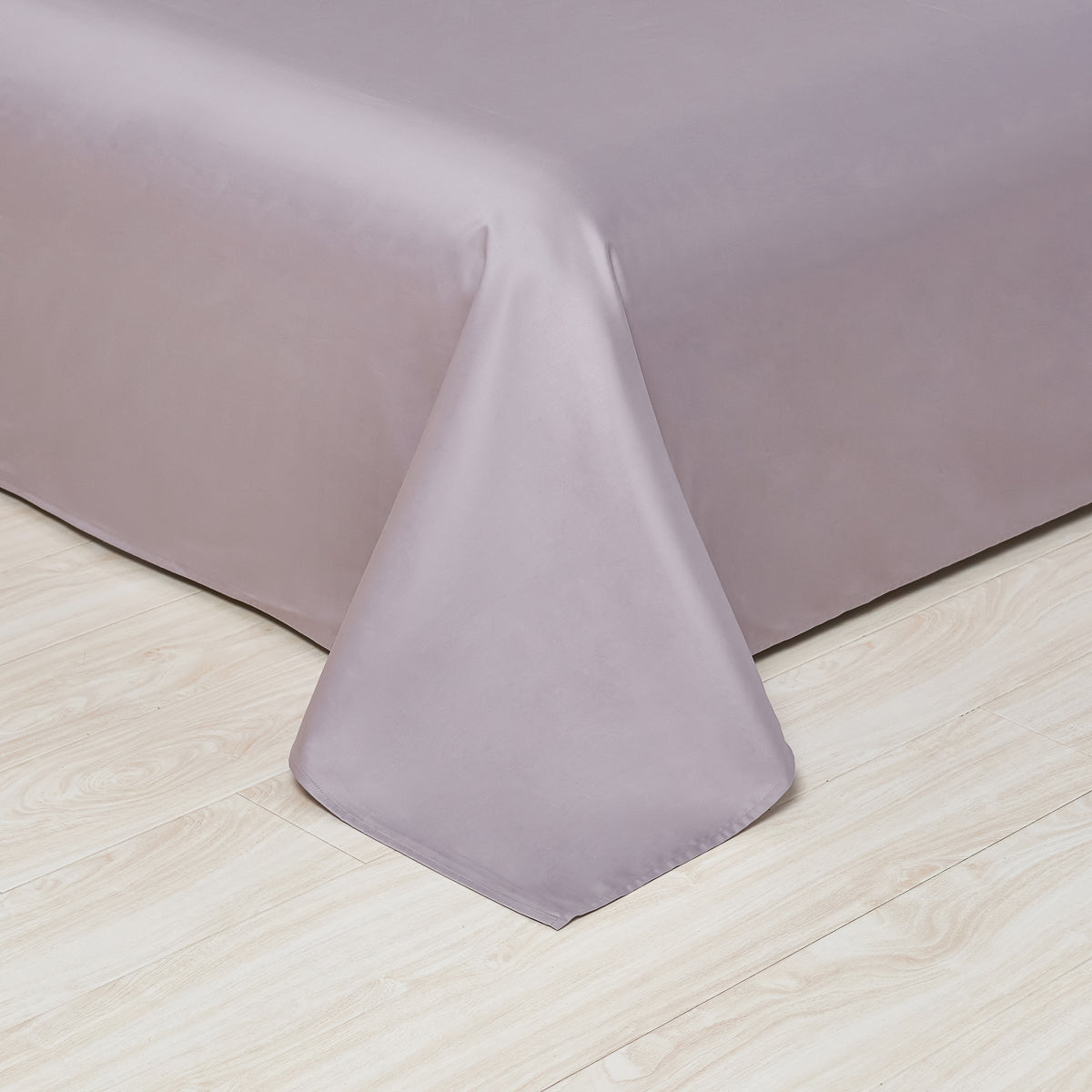 Zen Gray Premium Cotton Flat Sheet