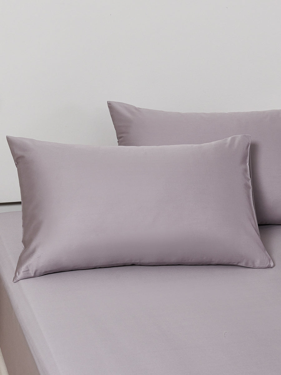 紫染灰 长绒棉枕套组x2p