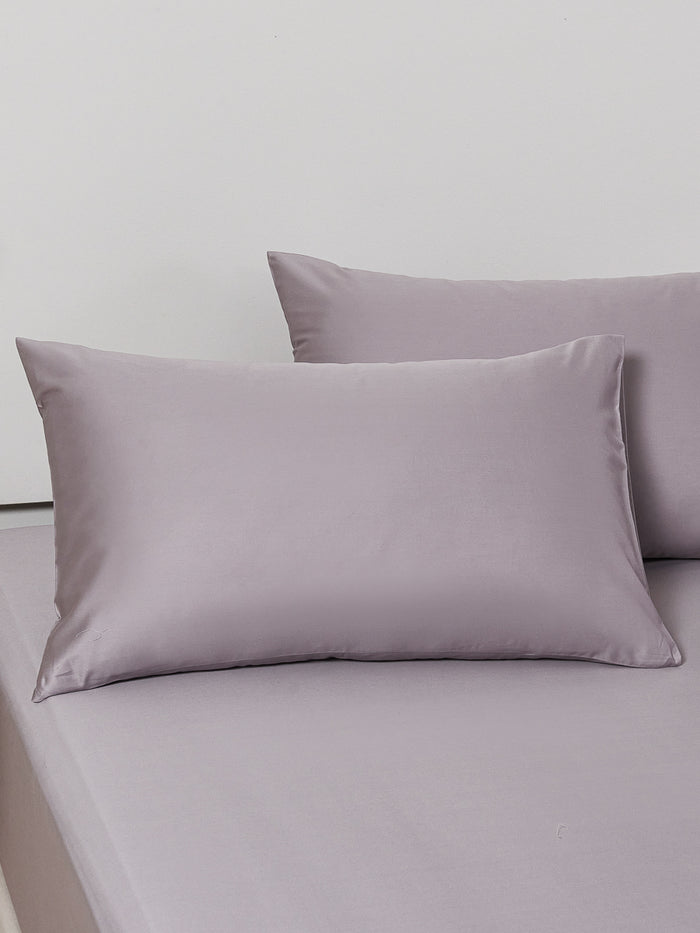 紫染灰 长绒棉枕套组x2p