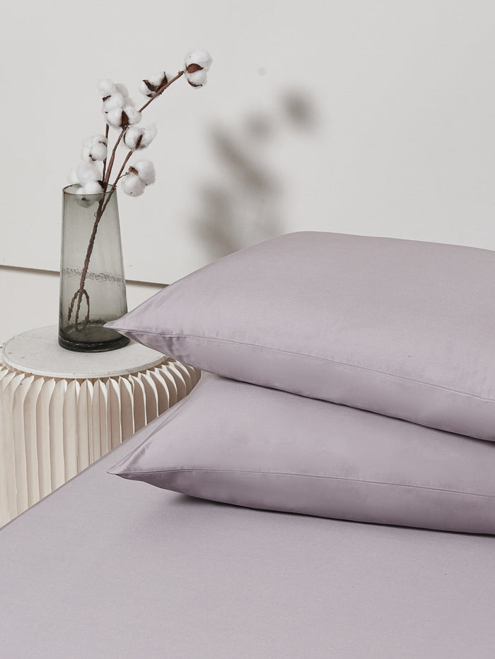 紫染灰 长绒棉枕套组x2p